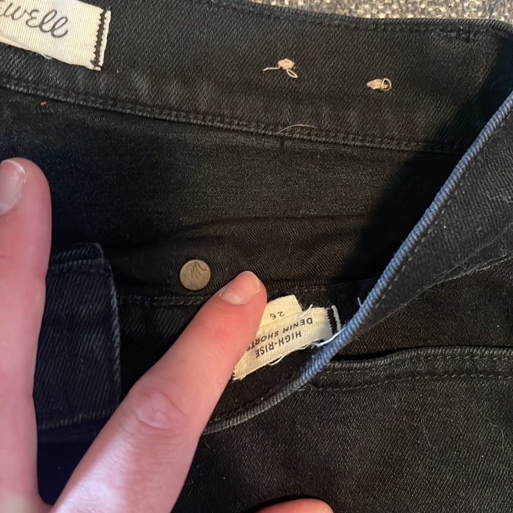 Madewell High Rise Denim Short - Picture 2 of 4